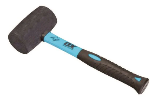 OX Trade Black Rubber Mallet