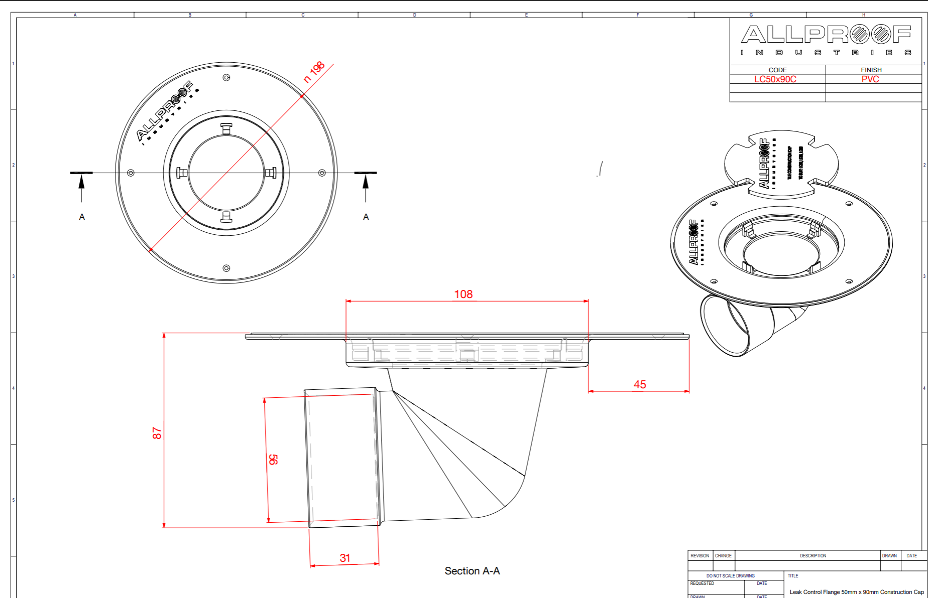 Puddle Flange