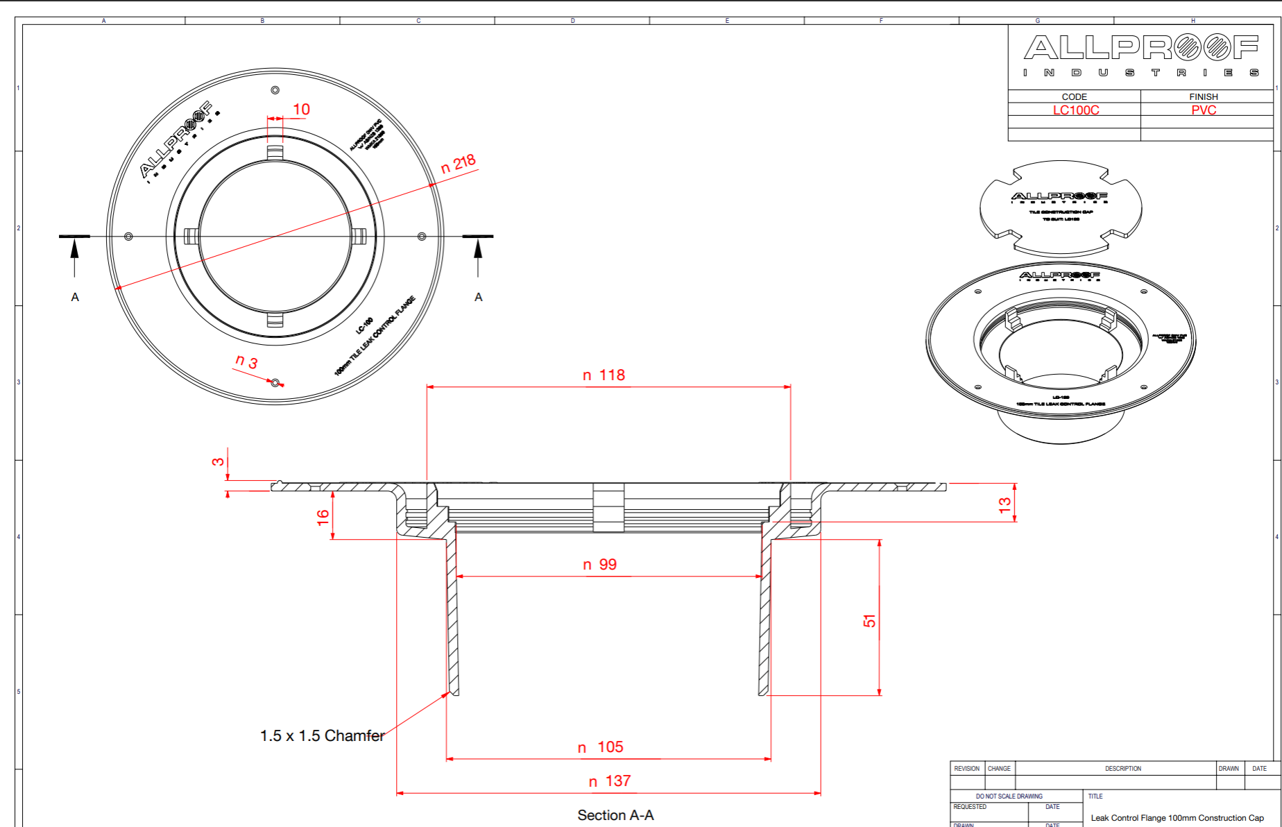 Puddle Flange