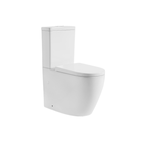 Ambulant Back To Wall Rimless Toilet Suite With Seat