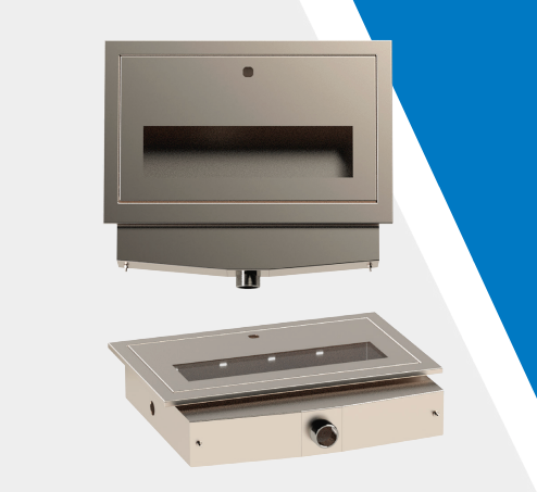 RPZ Single Valve with Stainless Steel Recessed Cabinet - SCABR