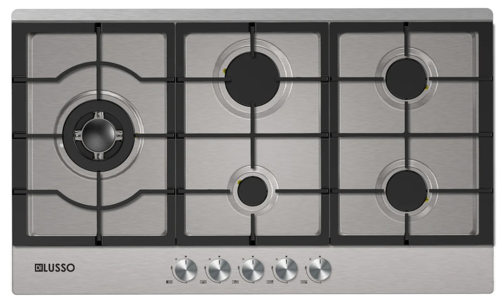 Gas Cooktop - 900mm Stainless Steel - 5 Burners