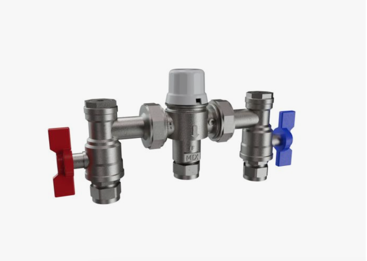 Thermostatic Mixing Valve - Pre-set 38 Degrees
