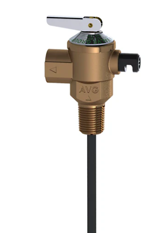 AVG PTR15/1000 15mm 1/2" 1000kPa PTR / TPR Pressure Temperature Relief Valve