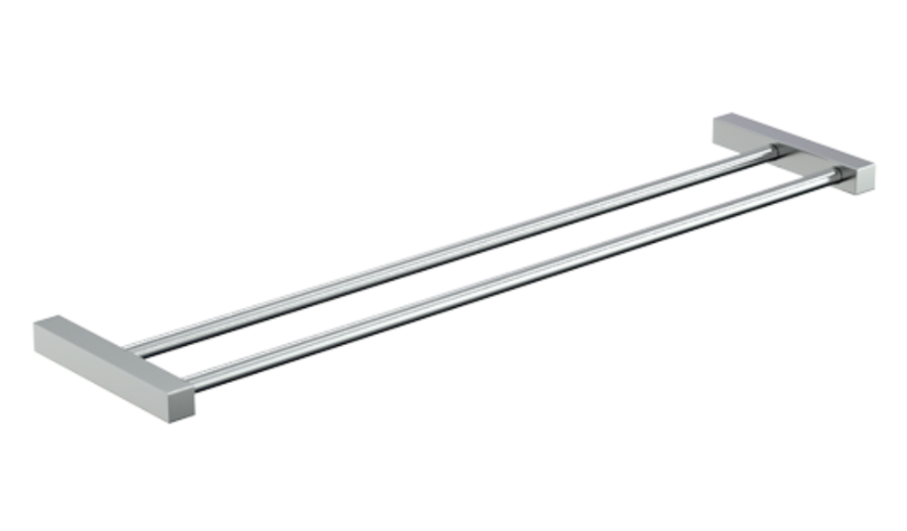 770mm Paterson Double Towel Bar in Polished Stainless Steel
