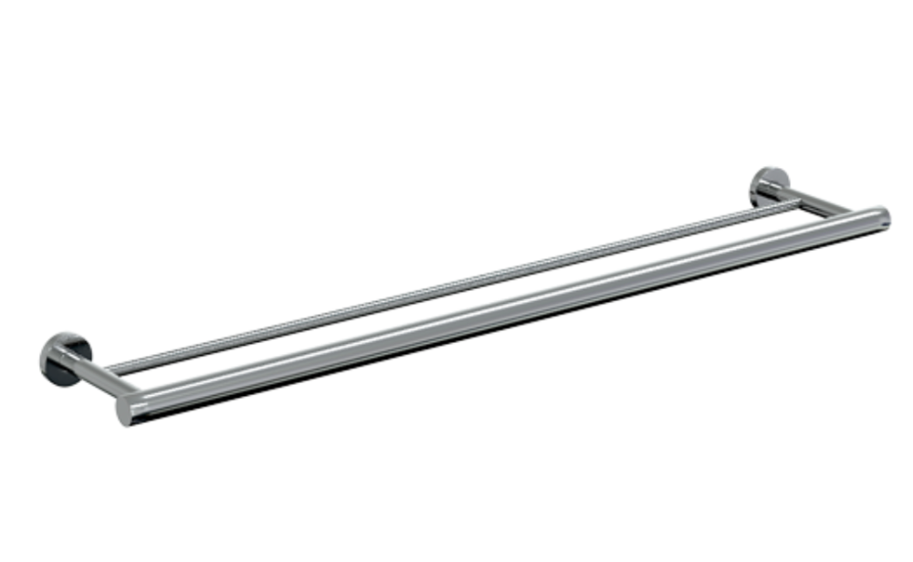 700mm Lachlan Double Towel Bar in Bright Chrome Plate