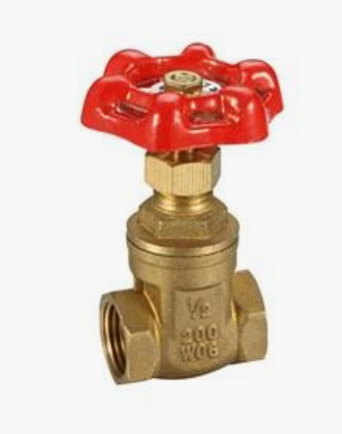 Brass Gate Valve - Untested, 15-100mm, Compression