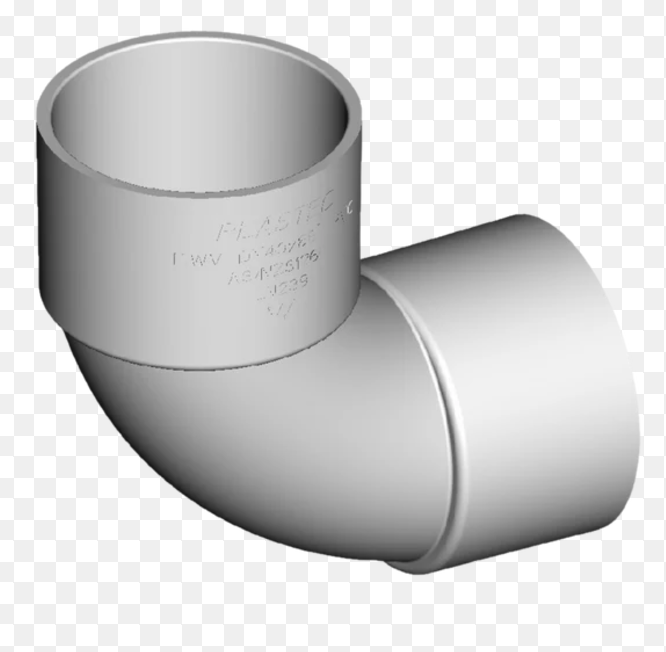 DWV Bend 40mm x 90 Degree Female & Female Plain