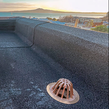 Small Diameter Roof Drains installed 