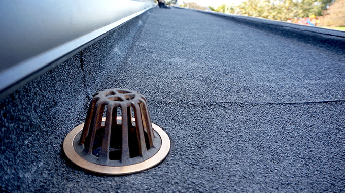 Small Diameter Roof Drains installed 