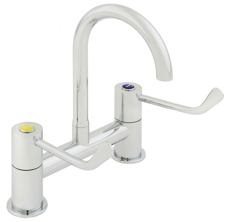 CliniLever® CP-BS Hospital Hob Mixing Set Type 50 Swivel 150 C/D