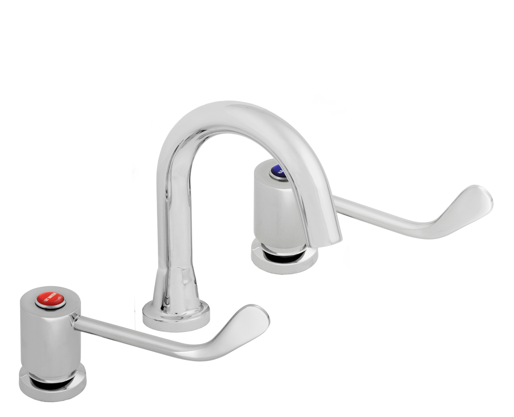 CliniLever® CP-BS Hospital Basin Set with Fixed 110mm Outlet 150 C/D