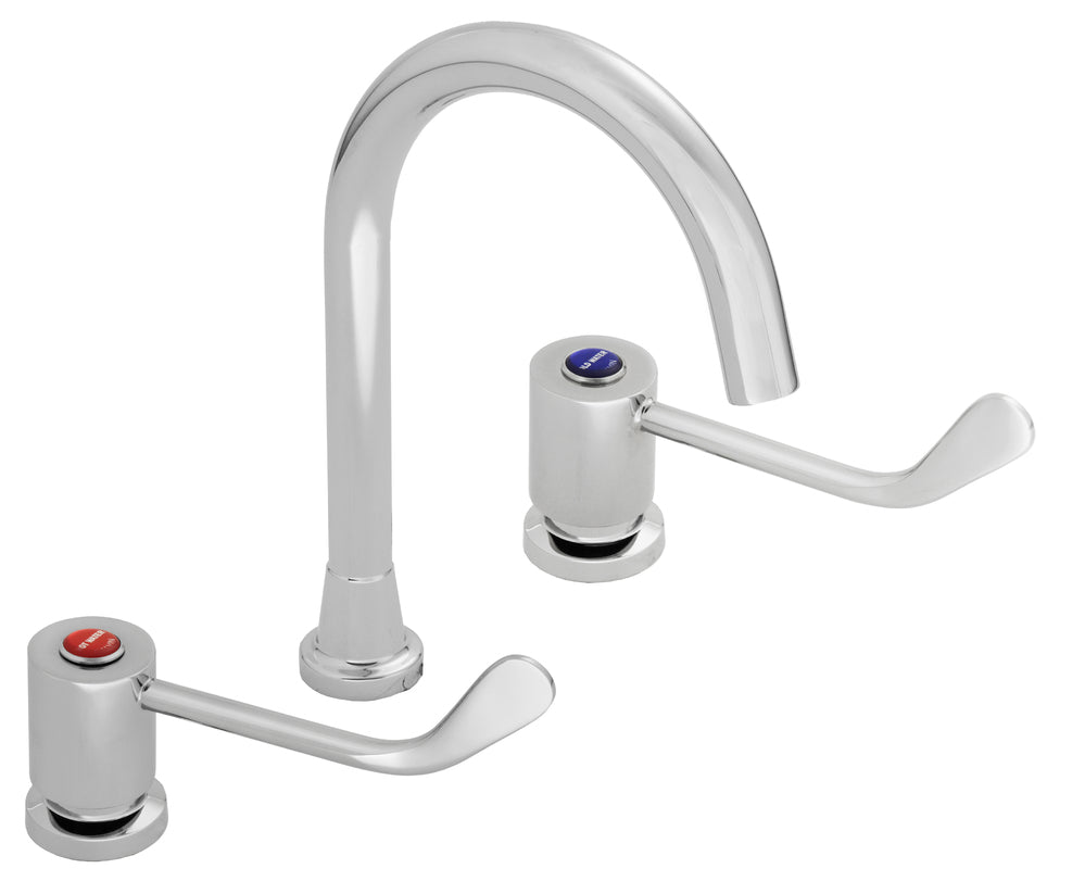 CliniLever® CP-BS Hospital Basin Set with Fixed 110mm Outlet 150 C/D