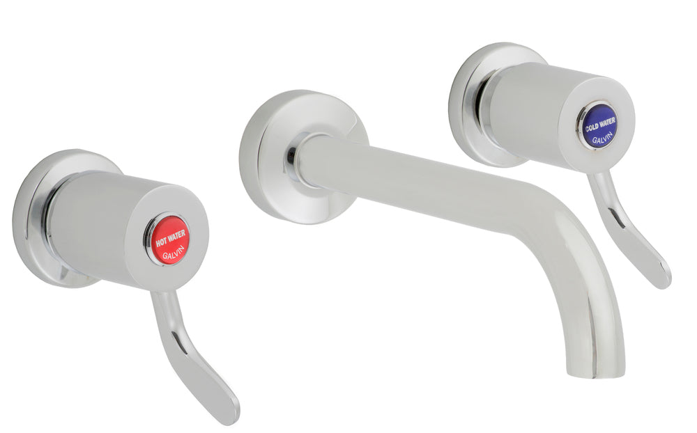 CliniLever® CP-BS Hospital Wall Bath Set 80 C/D with 180mm Outlet Laminar
