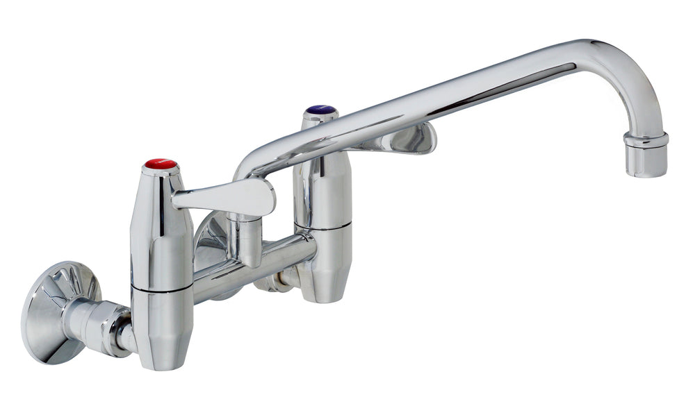Ezy-Wash® CP-BS Wall Mounted Exposed Mixing Unit Type 76 FI Inlet with 300 Reach