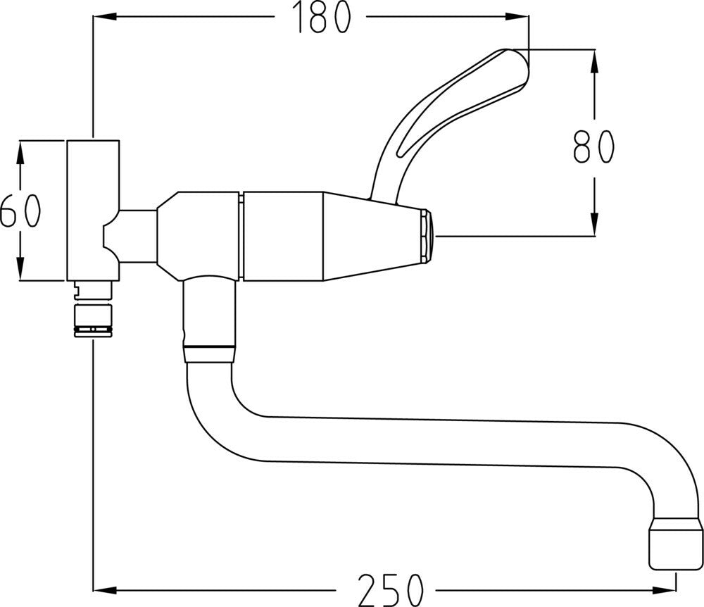 Ezy-Wash® CP-BS Pot Filler Attachment Type 85 J/V 250 Reach