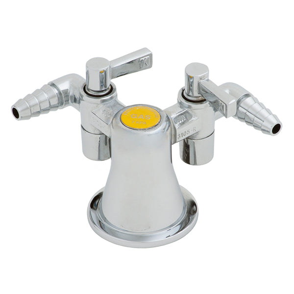 GalvinLab® CP-BS Lab 2-Way Right Angle Gas Turret Type 40 DPW - 90° with Non-Return Valve