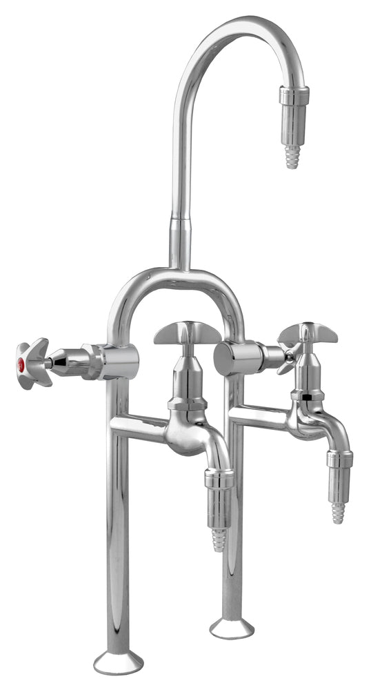 GalvinLab® CP-BS Lab Set H&C Mixing Unit Type 14 Swivel J/V #16XT Tube Nozzles