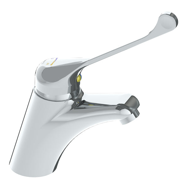 CliniLever® CP-BS Hospital Single Lever Basin Mixer with 165 Disabled Lever - Warm/Cold