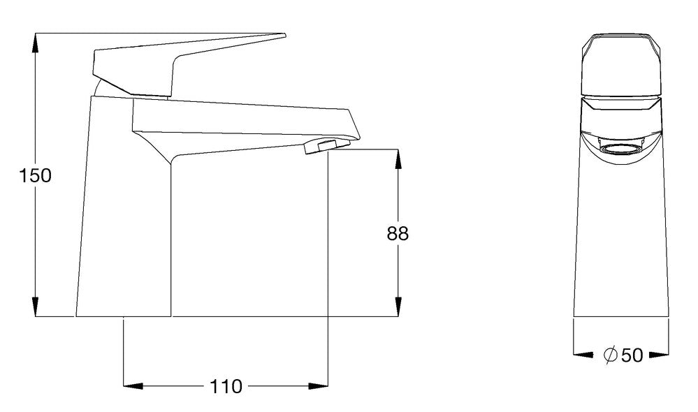 GalvinAssist® Single Lever Basin Mixer