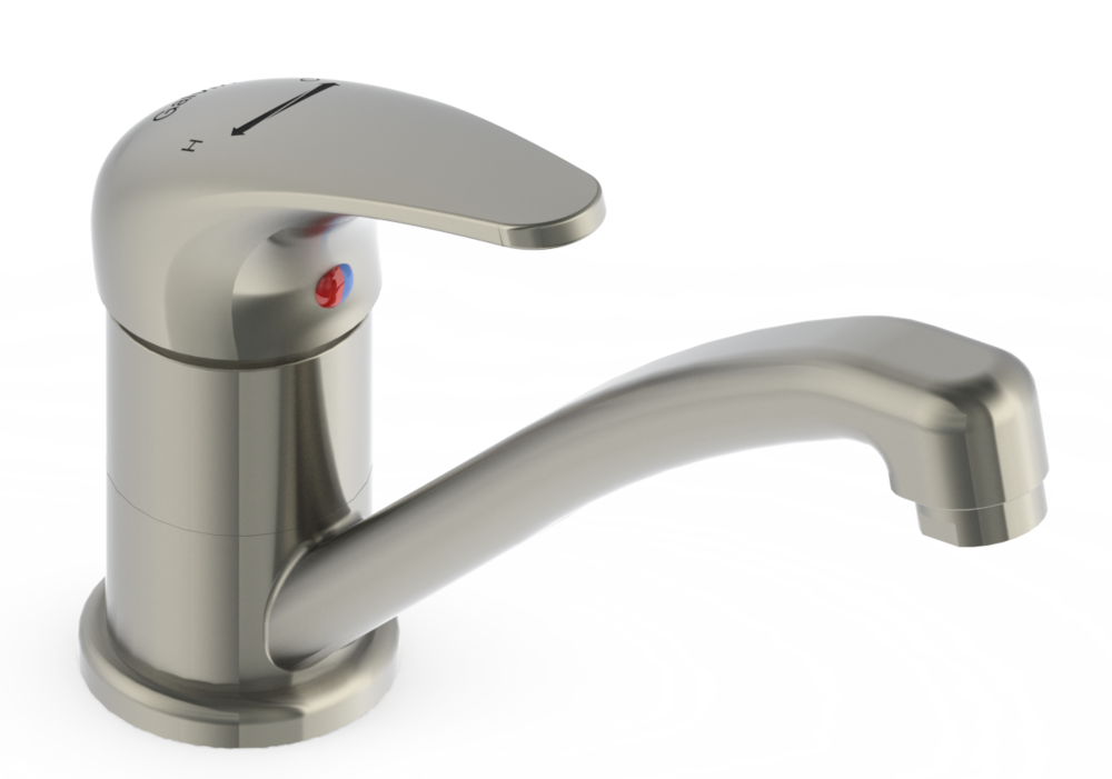 CliniLever® Stainless Steel Lead Safe™ Sink Mixer