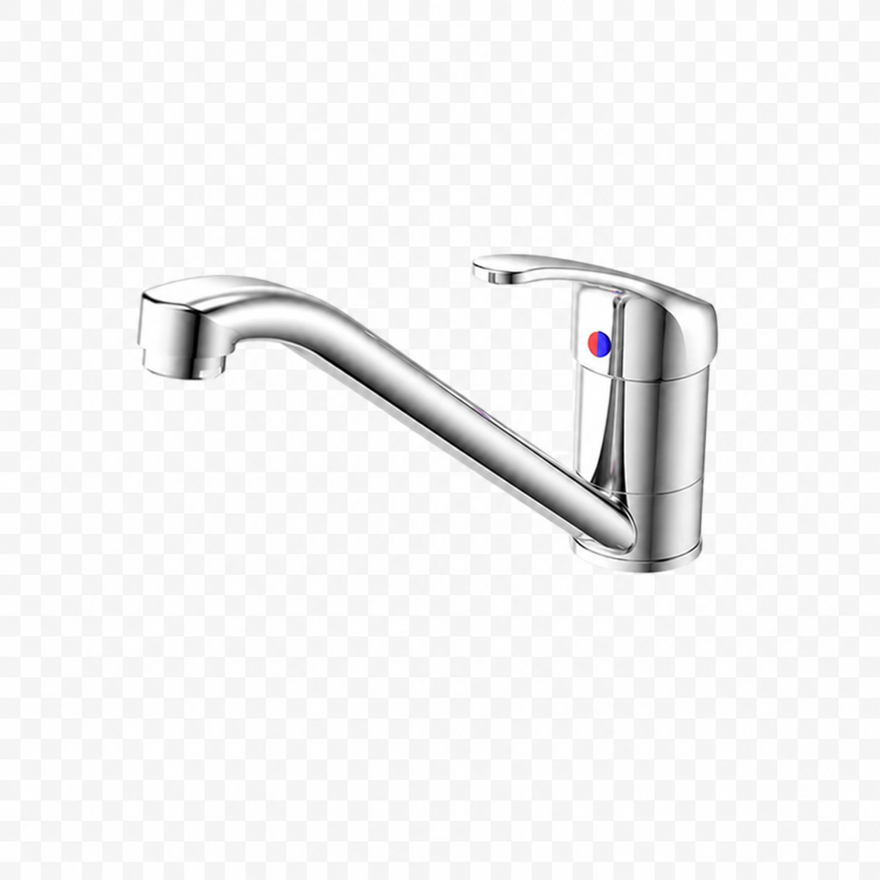Caroma Tasman Stylus Sink Mixer — Lead Free, 40mm Ceramic Disc, Swivel Outlet, Chrome | TAS030C4AF