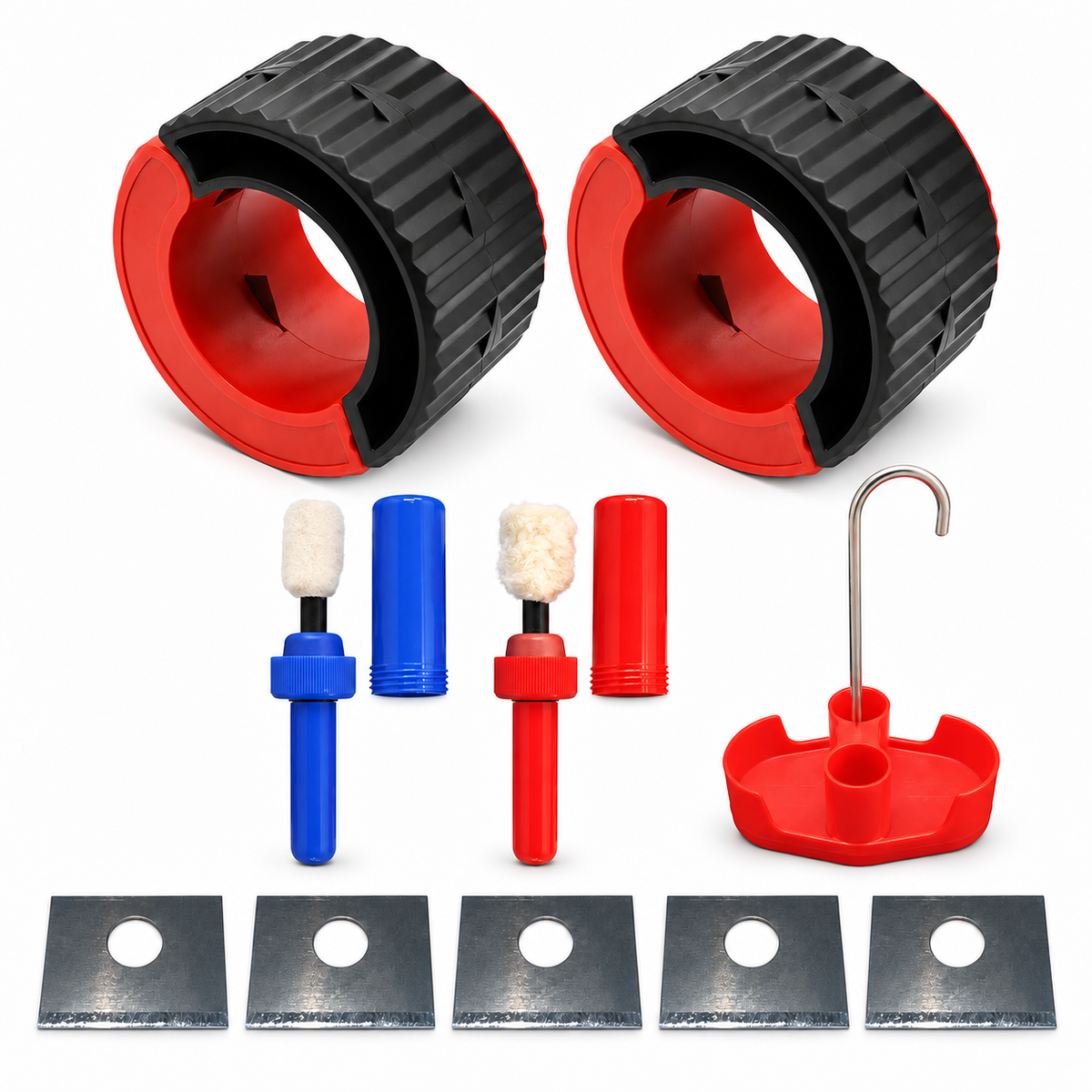Plumtool PVC Cut & Join Kit - Clean Cut Cutter, Spare Blades, Solvent Mates & Glutote | PTKIT-PVC