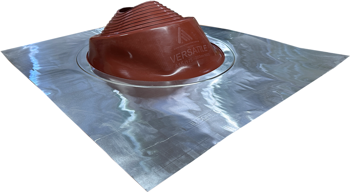 Aluminium A° Series Roof Flashing Silicone #4 - 175-350mm Pipe Range | VA15R175-380