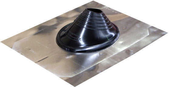 Aluminium A° Series Roof Flashing EPDM #2 - Black, 100-225mm Pipe Range | VA23B100-225