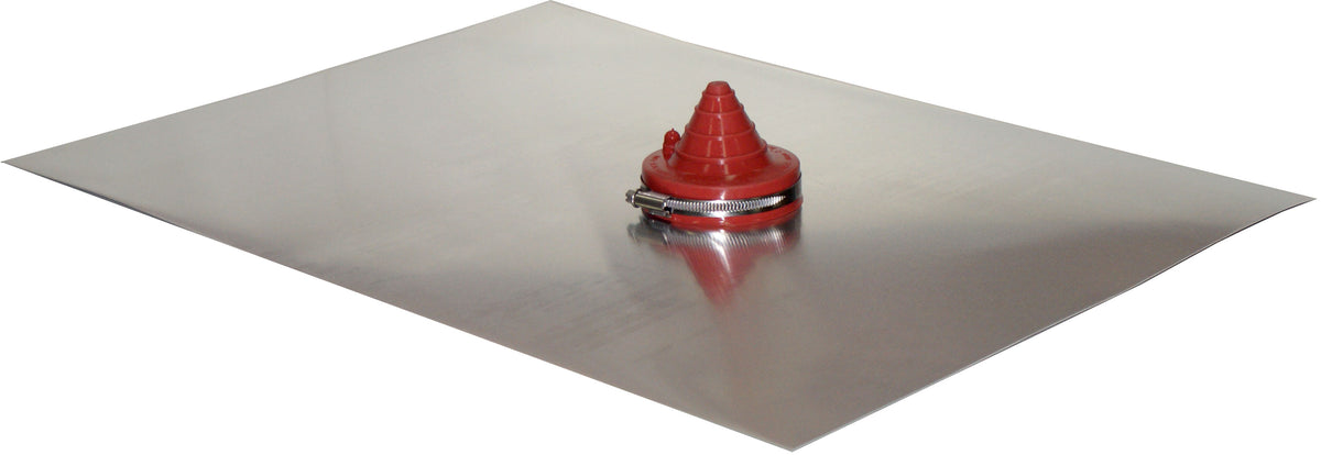 Aluminium Standard Roof Flashing Silicone #1 - Red, 5-40mm Pipe Range, 5 Pack | VASC1R-5