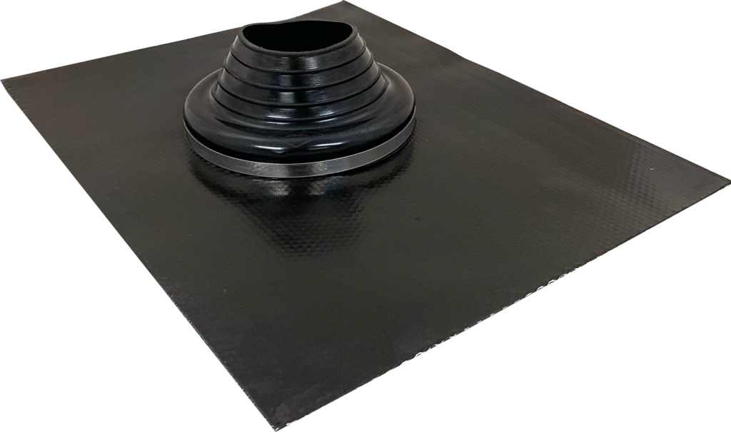 Aquaseal LDX Tile Roof Flashing EPDM #3 - Black, 100-150mm Pipe Range, BAL 12.5 | VLDXB100-150