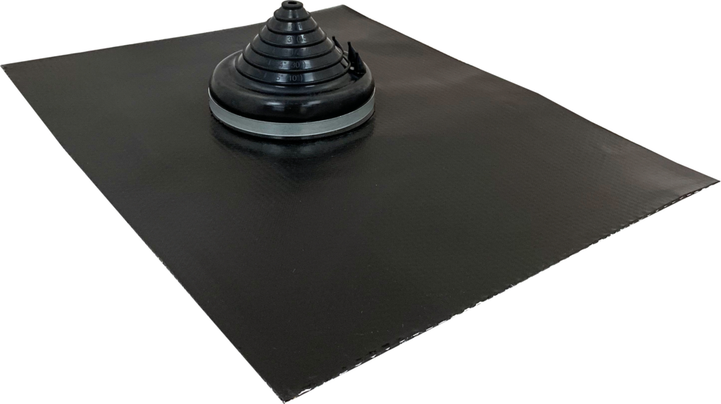 Aquaseal LDX Tile Roof Flashing EPDM #2 - Black, 12-125mm Pipe Range, BAL 12.5 | VLDXB12-125