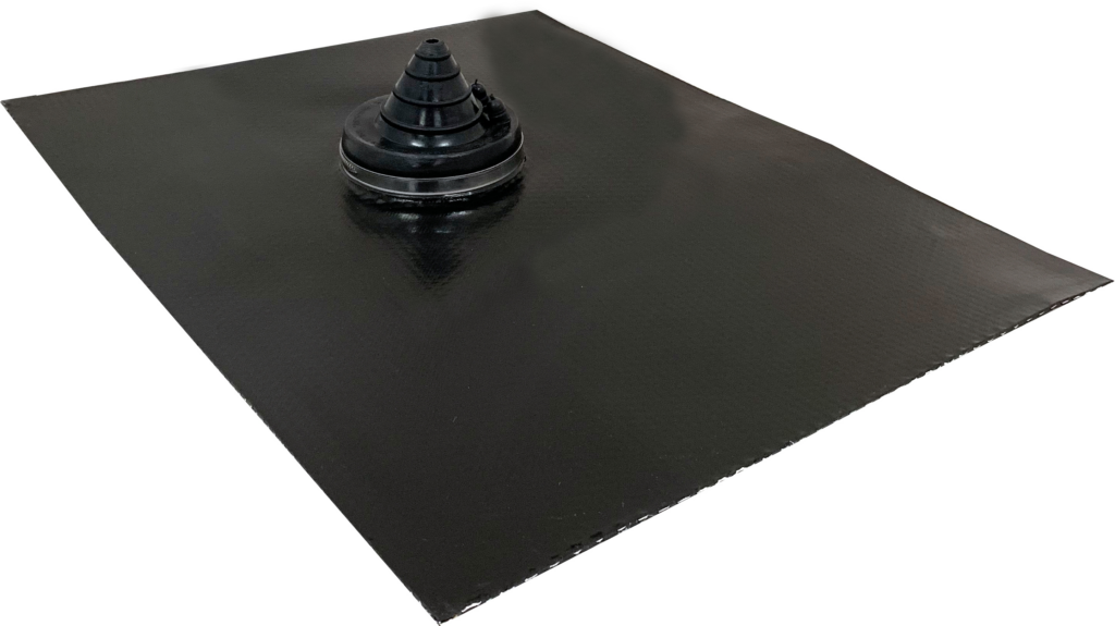 Aquaseal LDX Tile Roof Flashing EPDM #1 - Black, 5-50mm Pipe Range, BAL 12.5 | VLDXB5-40
