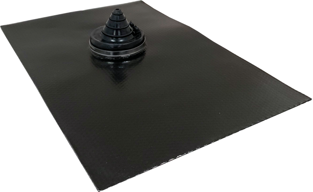 Aquaseal LDX Tile Roof Flashing EPDM #1 - Black, 5-50mm Pipe Range, Small Base, BAL 12.5 | VLDXB5-40S