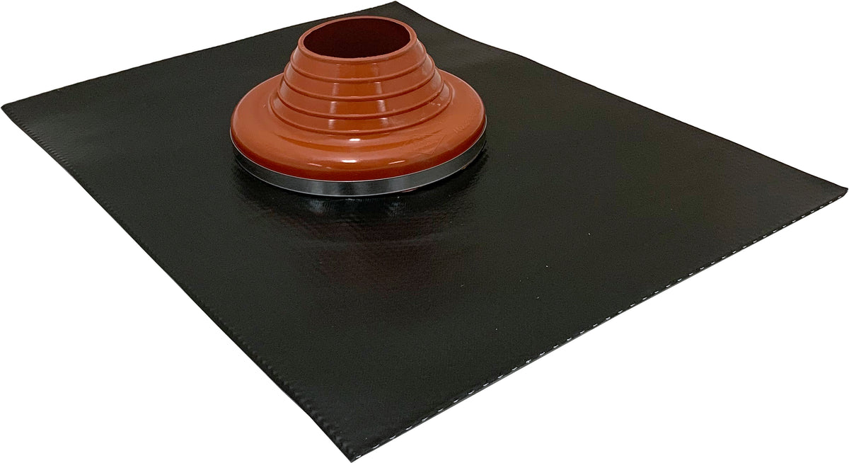 Aquaseal LDX Tile Roof Flashing Silicone #3 - Red, 100-150mm Pipe Range, BAL 29 | VLDXR100-150
