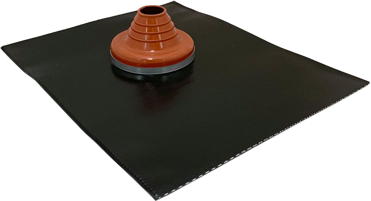 Aquaseal LDX Tile Roof Flashing Silicone - Red, Pre-Cut 50-90mm Pipe Range, BAL 29 | VLDXR50-90