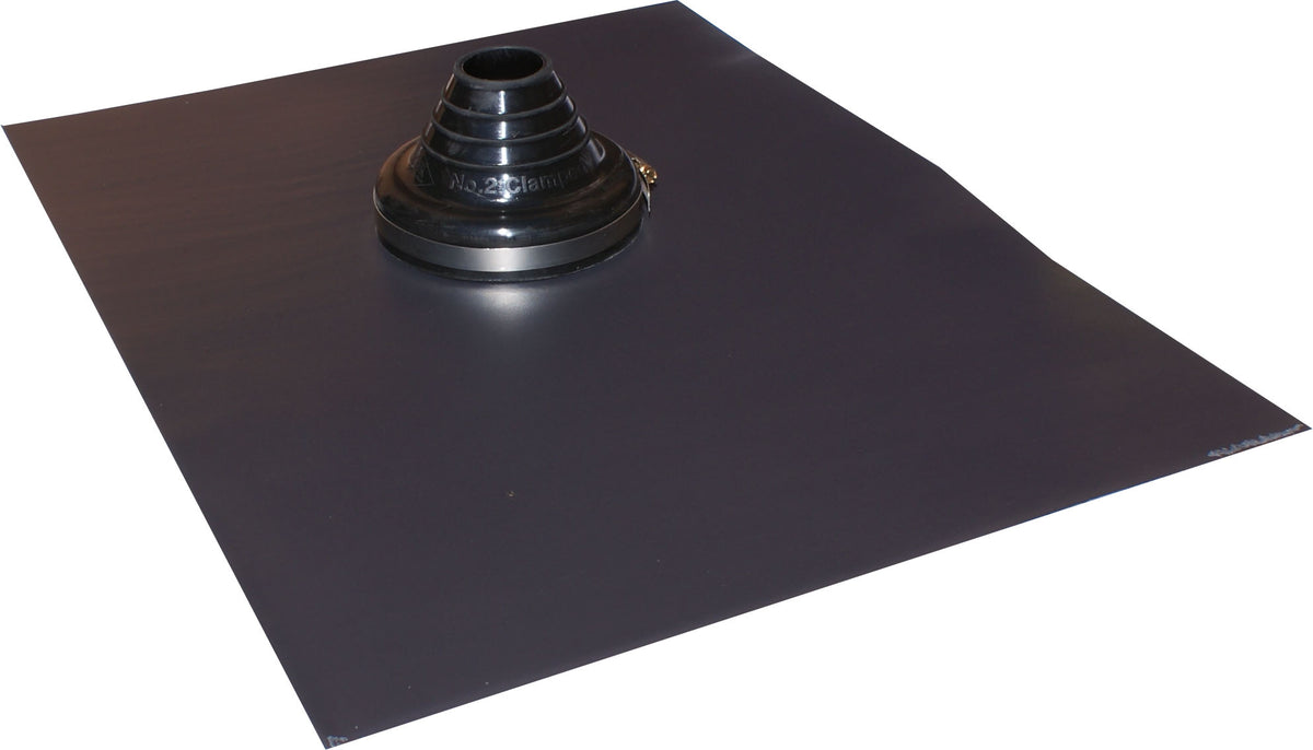 Enviro-Lead Pre-Cut Tile Roof Flashing EPDM - Black, 50-90mm | VLEC2B50-90