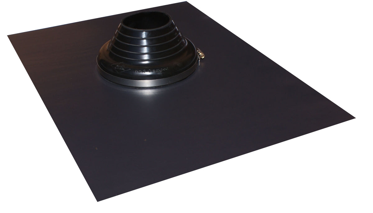 Enviro-Lead Tile Roof Flashing EPDM - Black, 100-150mm, Small Base | VLEC3B100-150SMALL