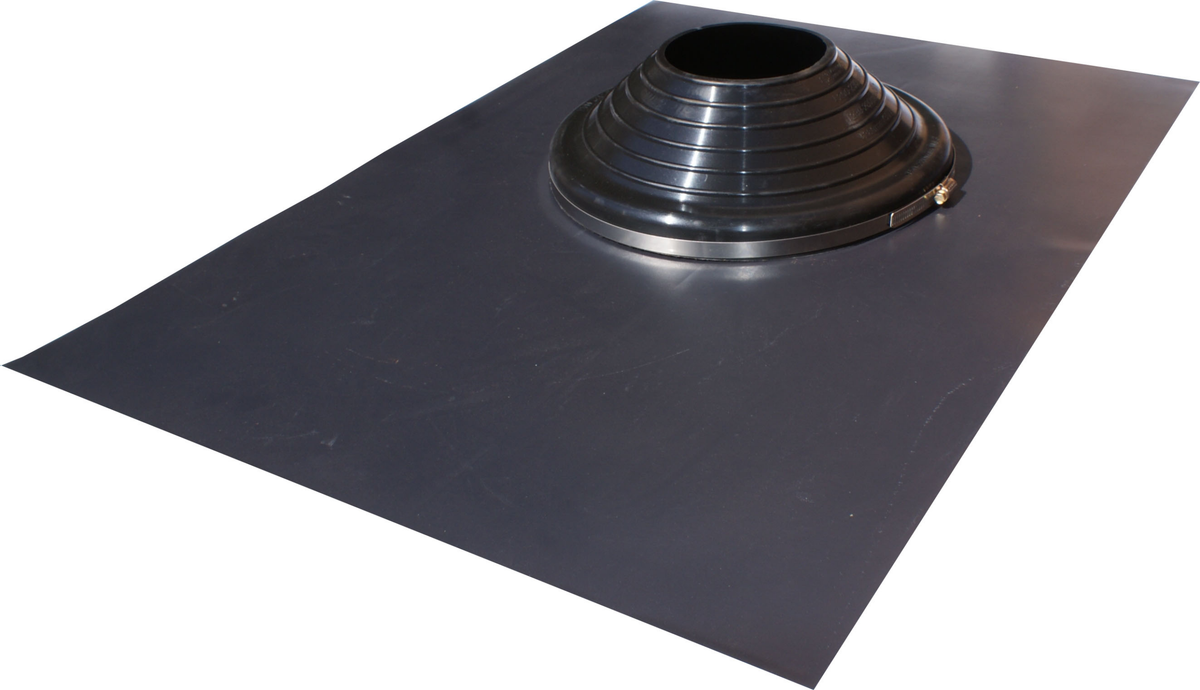 Enviro-Lead Tile Roof Flashing EPDM #7 - Black, 150-300mm | VLEC7B150-300