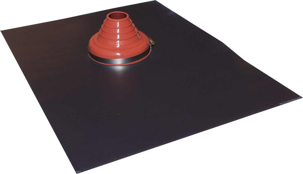 Enviro-Lead Pre-Cut Tile Roof Flashing Silicone - Red, 50-90mm | VLSC2R50-90