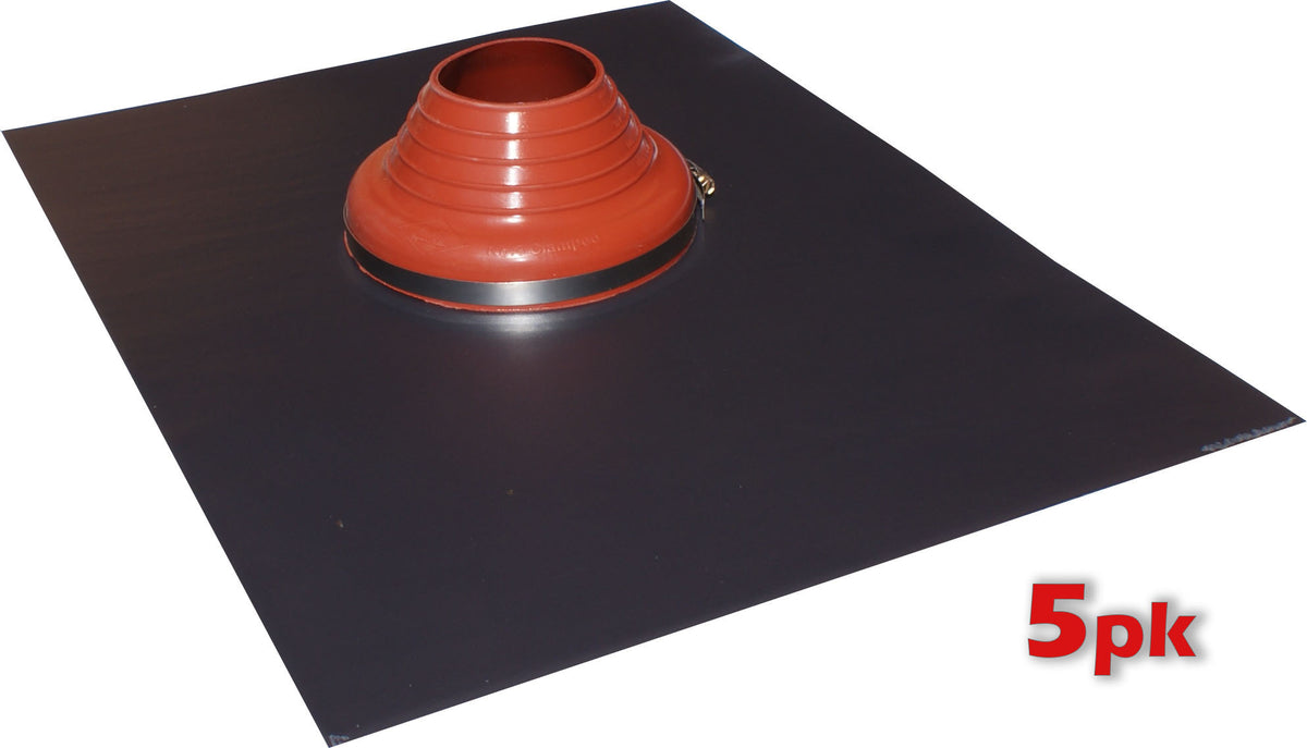 Enviro-Lead Tile Roof Flashing Silicone #3 - Red, 100-150mm, 5 Pack | VLSC3R-5