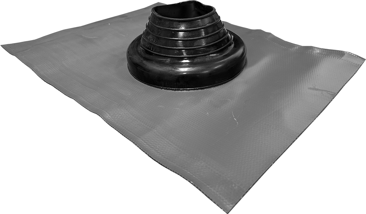 Aquaseal Flexatile #3 EPDM Roof Flashing - Grey Base, 100-150mm Pipe Range, BAL 12.5 | VWEC3B/G100-150