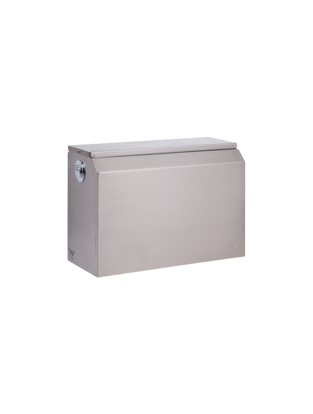 Stainless Steel Side Press Cistern with Right Side Entry