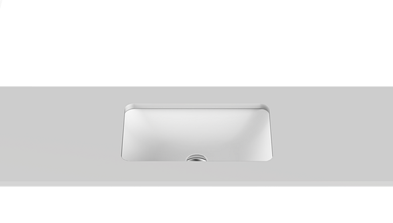 ADP Hope Solid Surface Under-counter Basin Matte White
