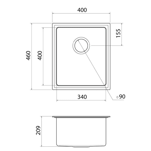 Caroma Compass Alfresco Stainless Steel Single Bowl & Accessories