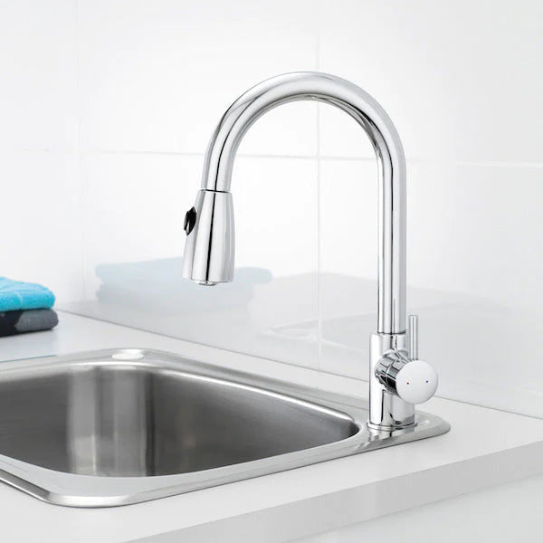 Husk Retractable Dual Spray Sink Mixer - Lead Free