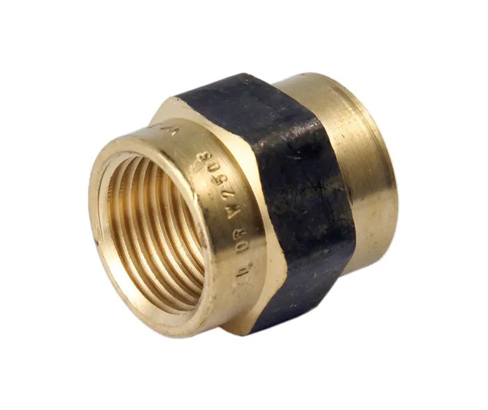 Hexagon Socket - Brass, FI x FI, 4mm to 80mm, Lead Free