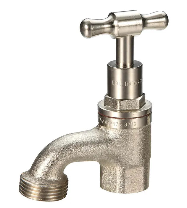Hose Tap Standpipe T Handle Nickel Plated FI 15MM