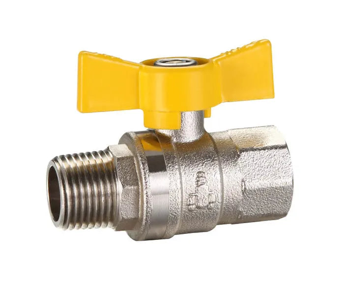 AGA Approved Ball Valve Butterfly Handle