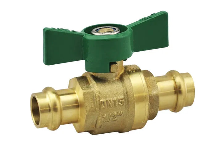 Watermarked Ball Valve Press Fit Lever Handle